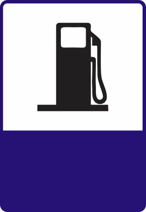 Which of the following indicates "Petrol Pump"
