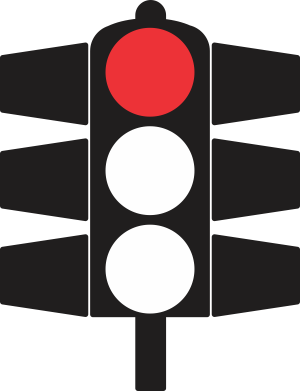 which of the following indicates "STOP"?