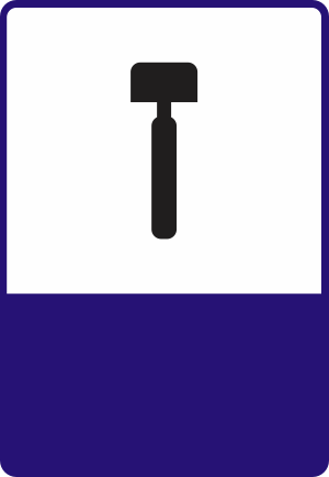 Which of the following indicates "Vehicle Repairing"